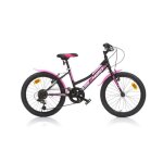 Aurelia sport 20 pouces vtt fille v�lo avec shimano 6 v noir rose