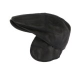 - aussie apparel - casquette cache oreille cuir sudine noir epsom aussie apparel - xl - noir