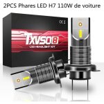 Auto ampoule lampe h7 phare led cree 5050 csp 30000lm 6000k - 2 pcs