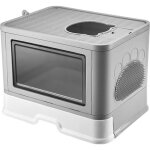 Bac � liti�re pour chats jusqu� 15 kg avec d�sinfection et d�sodorisation automatiques - huole