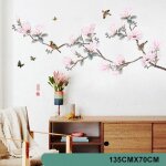 Autocollant mural - vitata - tulipe poisson fleur - rose - 70x200 cm - intérieur Autocollant mural - vitata - tulipe poisson fleur - rose - 70x200 cm - intérieur