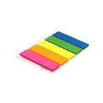 Marque - pages autocollants plastifi�s pack de 5 mini blocs 45 x 12 cm adh�sif repositionnable transparent ...