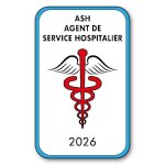 Autocollant sticker - vignette caduc�e 2026 pour pare brise en vitrophanie - v4 ash - agent de service ...