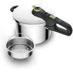 Autocuiseur - tefal - secure 5 trendy - 6 litres - acier inoxydable - compatible induction Autocuiseur - tefal - secure 5 trendy - 6 litres - acier inoxydable - compatible induction