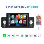 Autoradio 1din folaya - 5 pouces - bluetooth 5. 1 - carplay & android auto - 60w x 4