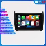 Autoradio 2g + 32g android 11 pour vw volkswagen polo 5 2008 - 2017 2018 2019 2020 navigation gps lecteur ...