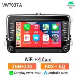 Autoradio 7 pouces - prumya - android 12. 0 - gps int�gr� - bluetooth - 2din pour vw / skoda