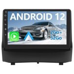 Junsun autoradio android 13 pour ford fiasta 2009 - 2014 [2 go + 32 go] 9 pouces cran tactile avec carplay ...
