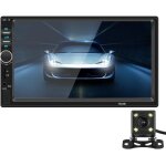 Autoradio bluetooth 2 din 7 cran tactile mains libres lecteur multimdia mp5 stro de voiture fm