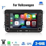 Autoradio android 2din 7 bluetooth 5. 1 wi?fi gps carplay / android auto sans fil pour vw / skoda / seat ...