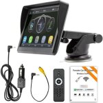 Autoradio bluetooth - prumya - b600w - 7 pouces - carplay - android auto - portable