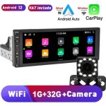 Prumya autoradio gps 1din 6. 86 android 12 1g + 32g �cran tactile carplay sans fil android auto bluetooth ...