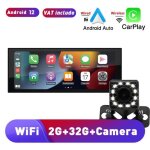 Autoradio gps cran tactile de 6. 9 2g + 32gb 1 din wifi bluetooth carplay sans fil android auto filaire ...
