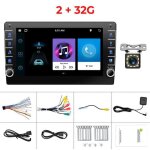 Autoradio gps wifi 9 ecran tactile android 10 2 + 32g carplay sans fil avec cam�ra pour volkswagen skoda ...