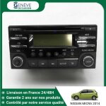 Autoradio - nissan - micra iv ph2 - 2013 - référence 281851hy0b - bluetooth mp3 Autoradio - nissan - micra iv ph2 - 2013 - référence 281851hy0b - bluetooth mp3