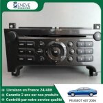 Autoradio - peugeot - 607 ph2 - radio / cd / mp3 - couleur noir - pice doccasion