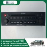 Autoradio - renault - grand scenic ii 2004 - 06 - radio / cd / mp3 - couleur noir - pi�ce doccasion