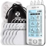 Appareil d�lectrostimulation - auvon - 4 canaux - 24 modes - 10 �lectrodes - soulagement de la douleur ...