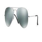 Aviator 3025 argent - v. miroir taille m - l (58mm)