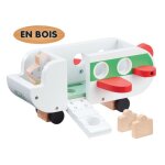 Avion en bois peppa pig avec 1 personnage - giochi preziosi france