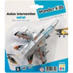 Avion en m�tal - r�tro - 11 cm - mod�le al�atoire - friction - livraison � lunit�