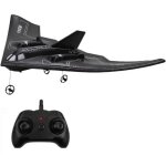 Avion rc - zgeer - modle bomber - 2 canaux - mousse - noir - mixte