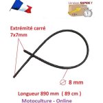 Axe de flexible de transmission pour ponceuse  sec type girafe ( mur plafond ) ou dbroussailleuse compatible ...