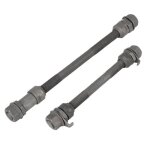Axe de moyeu de roue de vlo x autohaux 95mm roue moyeu essieu avant arrire essieu arbre plein pour ...