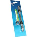 Axe de roue vtt arriere plein chrome weldtite d 9. 5 x 175mm avec graisse et cage a billes