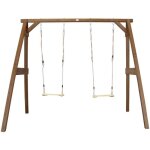 Axi portique en bois fsc - 2 balançoires enfant en marron balançoire pour enfants pour l?extérieur / ... Axi portique en bois fsc - 2 balançoires enfant en marron balançoire pour enfants pour l?extérieur / ...