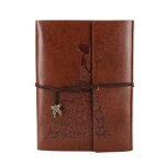 B5 carnet de notes cahier de voyage croquis dessin detachable bloc - note journal cuir vintage entre ...