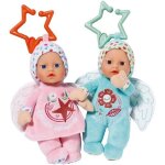 Baby born - 2 poupes chiffons anges - 18cm - peut se fixer - hochet intgr - tout doux - a partir de ...