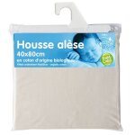 Babycalin alse housse - coton bio - 40 x 80 cm
