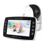 Babyphone vido - moniteur 4. 3 lcd - contrle temprature - vision nocturne - connexion jusqu 150 mtres ...