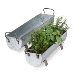 Relaxdays balconnière gouttière pot de fleurs métal jardinière zinc jardin bac à fleurs déco set de 2 ... Relaxdays balconnière gouttière pot de fleurs métal jardinière zinc jardin bac à fleurs déco set de 2 ...