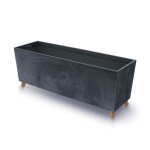 Bac � fleurs avec pieds prosperplast urbi case beton effect n pour lint�rieur et lext�rieur rectangulaire ...