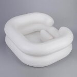 Bac lave tte gonflable - mioloe - portable - pvc durable - idal pour adultes - 2 ans de garantie