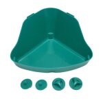 Bac  litire dangle - vvikizy - vert - pour lapin et rongeurs - facile  nettoyer - anti - dversement ...