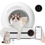 Litire chat autonettoyante 65l bac  litire pour chat alerte intelligentemoniteur de santdsodorisant ...