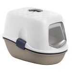 Bac  litire avec tamis kerbl furba top - blanc / english green / taupe / blanc - 585x39x42 cm