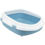 Bac  litire trixie primo xxl - rebord - 56  25  71 cm - bleu et blanc