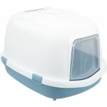 Bac  litire trixie primo xxl top - couvercle - 56  47  71 cm - bleu et blanc