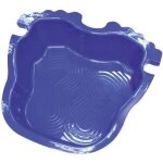 Bac p�diluve - hydrapro - forme pied - bleu