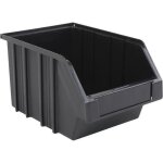 Bac de rangement 3l - novap - noir - polypropylène recyclé - fond plat anti - dérapant - crans de blocage ... Bac de rangement 3l - novap - noir - polypropylène recyclé - fond plat anti - dérapant - crans de blocage ...