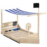 Outsunny - bac  sable - bois de sapin - 180x103x144. 5cm - bois naturel