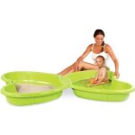 Bac  sable papillon - smoby - pour enfants de 2 ans - avec espace sable et eau