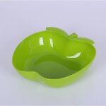 Assiette de fruits td lot de 2 vert 22 x 215 cm plastique de haute qualit en forme de pomme assiette ...