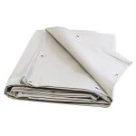 Tecplast bche pour carport blanche 3x5 m xp640cp - garantie 10 ans - toile pvc tanche pour abri de ...