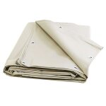Tecplast bche pour carport ivoire 2x25 m xp640cp - garantie 10 ans - toile pvc tanche pour abri de ...