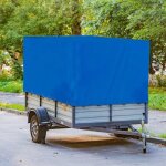 Bche tanche de protection pour remorque 500 g / m bleu 3 x 3 m